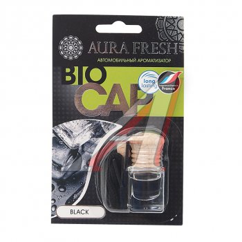 215 р. Ароматизатор подвесной жидкостный (black) 6мл Bio Cap AURA FRESH AURA FRESH 23002  с доставкой в г. Пермь. Увеличить фотографию 1