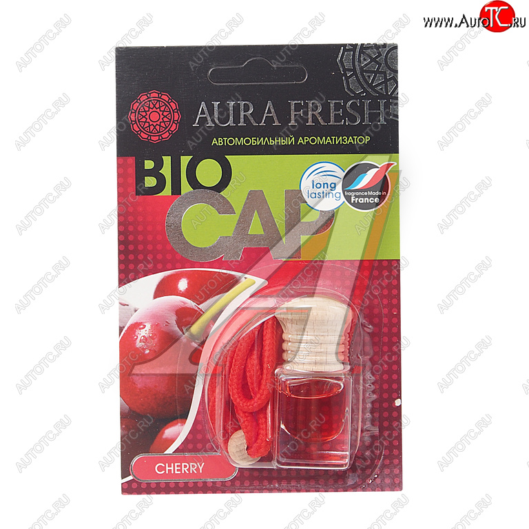 215 р. Ароматизатор подвесной жидкостный (cherry) 6мл Bio Cap AURA FRESH AURA FRESH 23004  с доставкой в г. Пермь