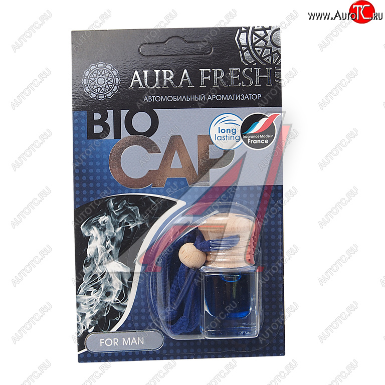 215 р. Ароматизатор подвесной жидкостный (for man) 6мл Bio Cap AURA FRESH AURA FRESH 23009  с доставкой в г. Пермь