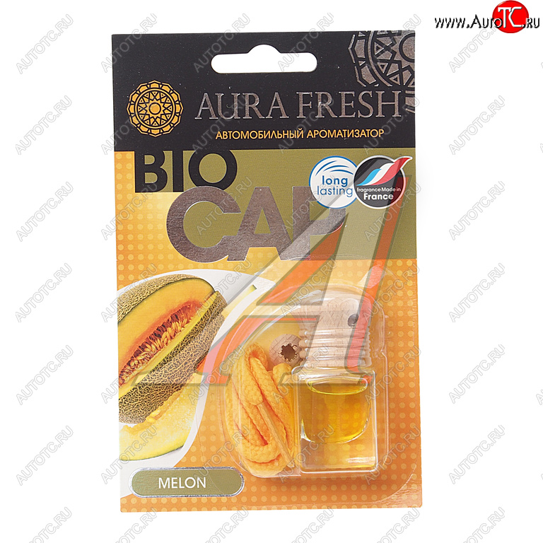 215 р. Ароматизатор подвесной жидкостный (melon) 6мл Bio Cap AURA FRESH AURA FRESH 23011  с доставкой в г. Пермь