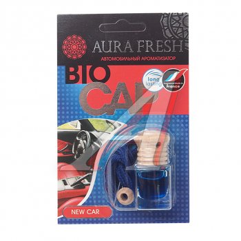 215 р. Ароматизатор подвесной жидкостный (new car) 6мл Bio Cap AURA FRESH AURA FRESH 23012  с доставкой в г. Пермь. Увеличить фотографию 1
