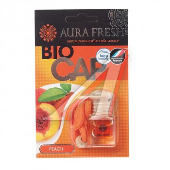 215 р. Ароматизатор подвесной жидкостный (peach) 6мл Bio Cap AURA FRESH AURA FRESH 23013  с доставкой в г. Пермь. Увеличить фотографию 1