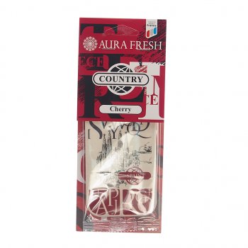 91 р. Ароматизатор подвесной картонный (cherry) Country AURA FRESH AURA FRESH 23019  с доставкой в г. Пермь. Увеличить фотографию 1