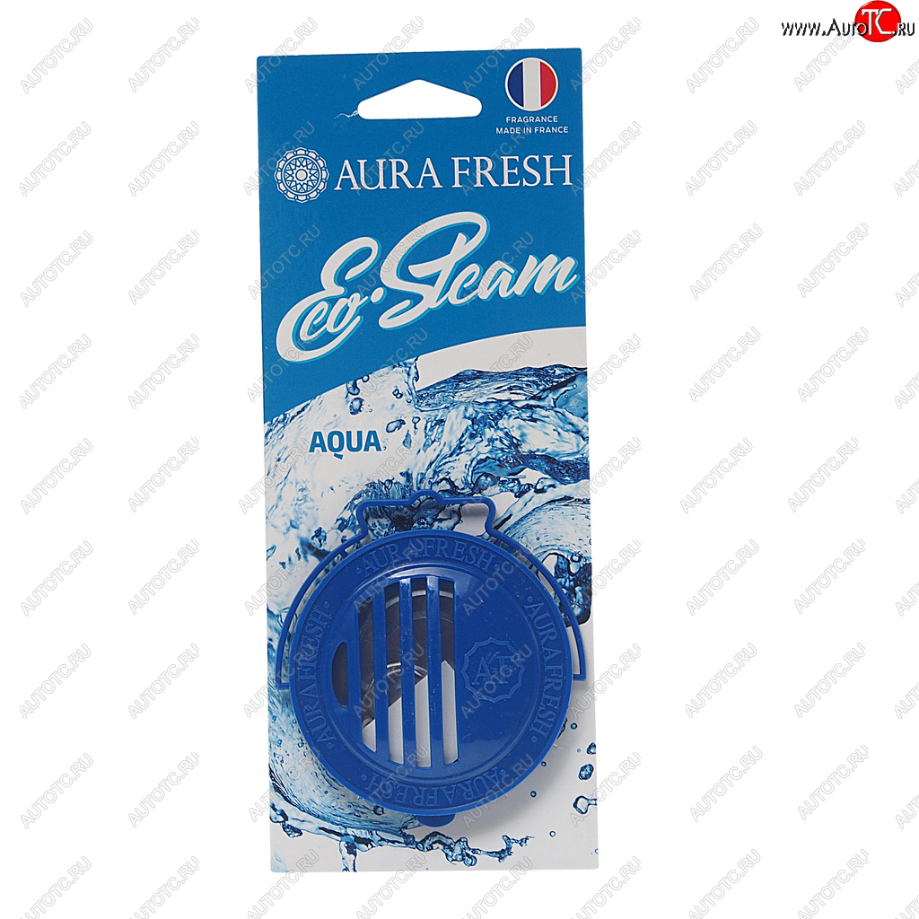 297 р. Ароматизатор на панель приборов древесное волокно (aqua) 40г Eco Steam AURA FRESH AURA FRESH 23028  с доставкой в г. Пермь