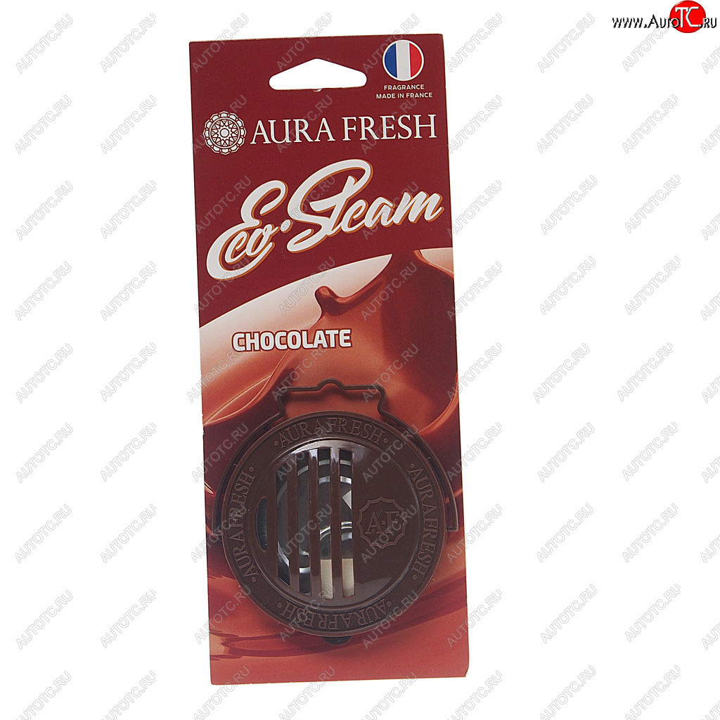 297 р. Ароматизатор на панель приборов древесное волокно (chocolate) 40г Eco Steam AURA FRESH AURA FRESH 23031  с доставкой в г. Пермь