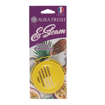 297 р. Ароматизатор на панель приборов древесное волокно (coconut&maracuja) 40г Eco Steam AURA FRESH AURA FRESH 23032  с доставкой в г. Пермь. Увеличить фотографию 1