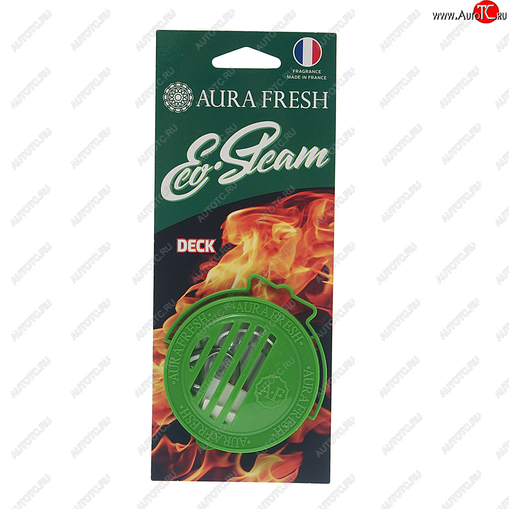 253 р. Ароматизатор на панель приборов древесное волокно (deck) 40г Eco Steam AURA FRESH AURA FRESH 23034  с доставкой в г. Пермь