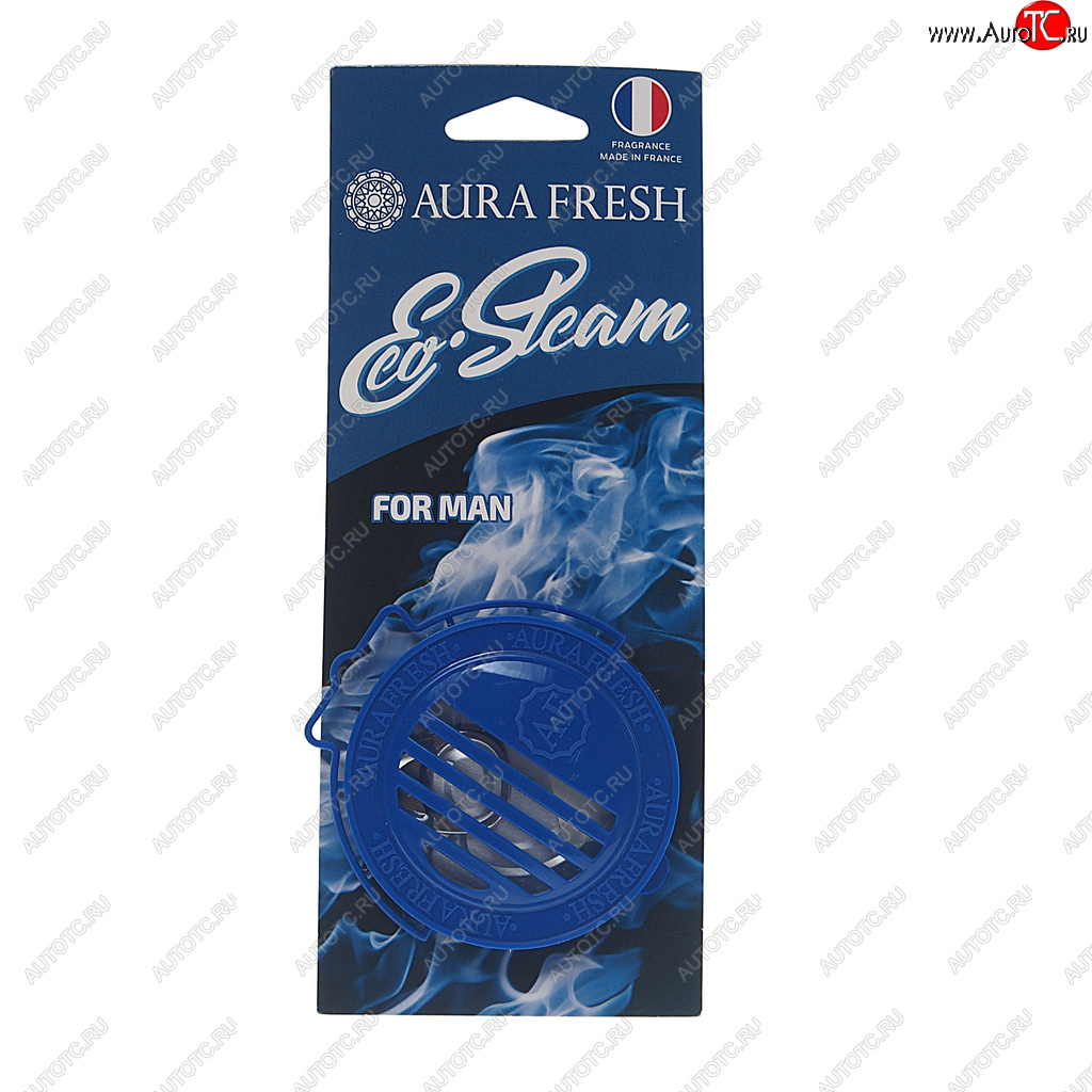 297 р. Ароматизатор на панель приборов древесное волокно (for man) 40г Eco Steam AURA FRESH AURA FRESH 23036  с доставкой в г. Пермь