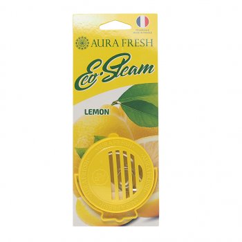 297 р. Ароматизатор на панель приборов древесное волокно (lemon) 40г Eco Steam AURA FRESH AURA FRESH 23037  с доставкой в г. Пермь. Увеличить фотографию 1