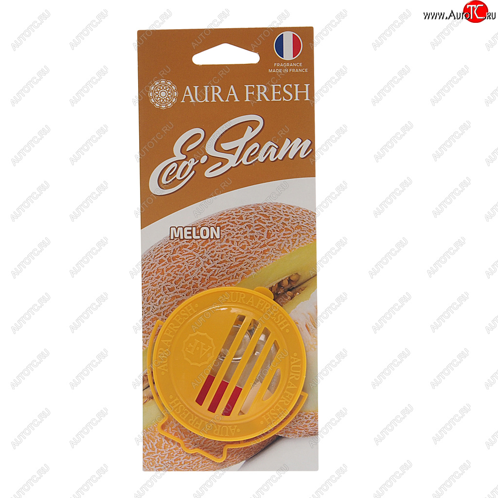 297 р. Ароматизатор на панель приборов древесное волокно (melon) 40г Eco Steam AURA FRESH AURA FRESH 23038  с доставкой в г. Пермь