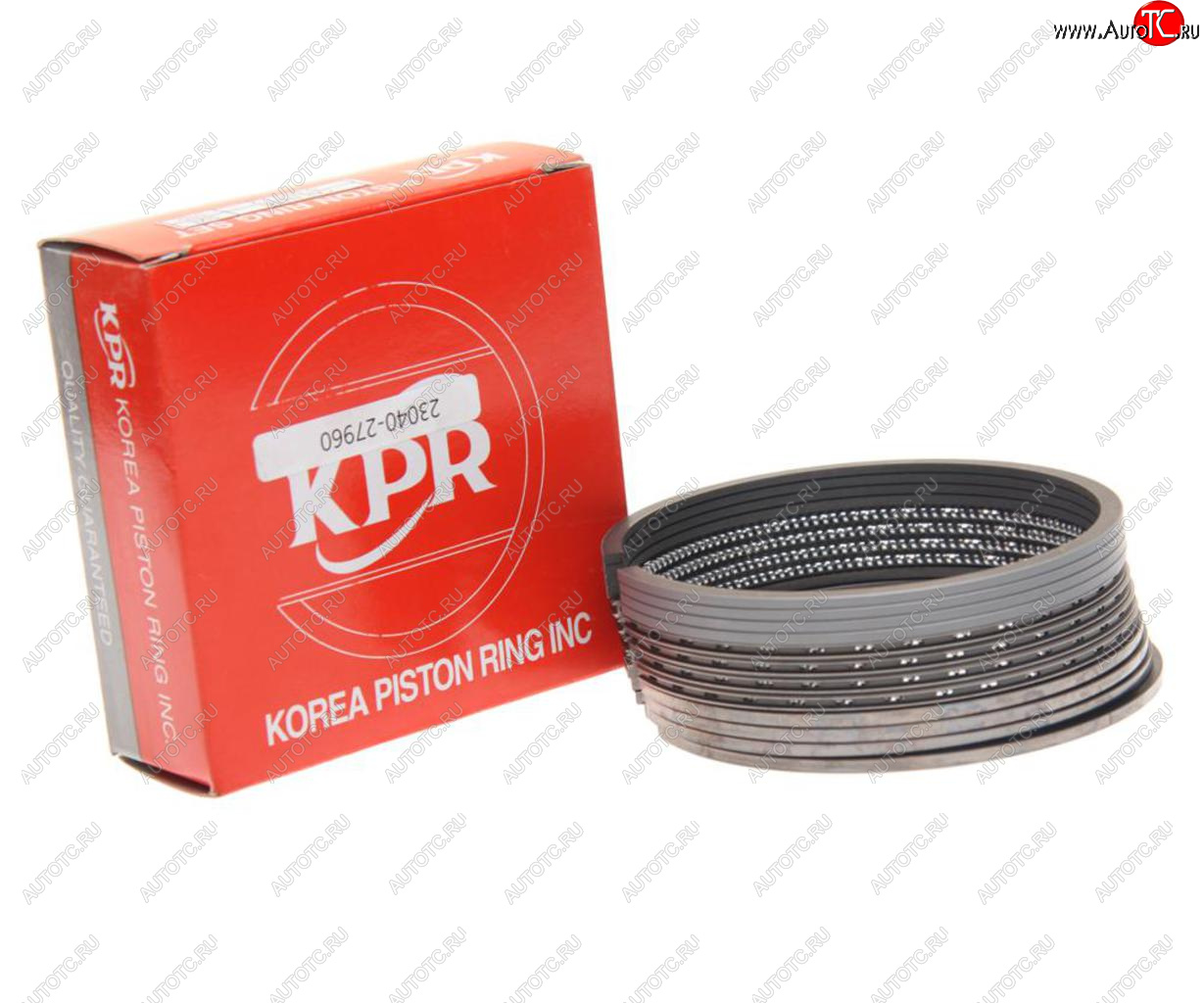 7 499 р. Кольца поршневые HYUNDAI Santa Fe (05-) (2.2 TCI) d+0.00 комплект KPR KPR 23040-27960  с доставкой в г. Пермь