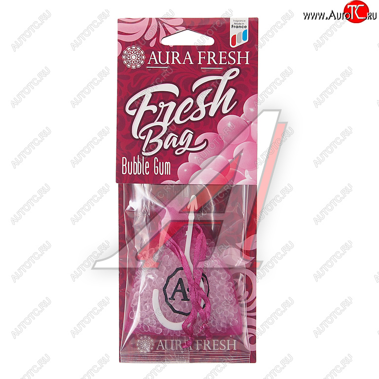 187 р. Ароматизатор подвесной гранулы (bubble gum) 20г Fresh Bag AURA FRESH AURA FRESH 23045  с доставкой в г. Пермь