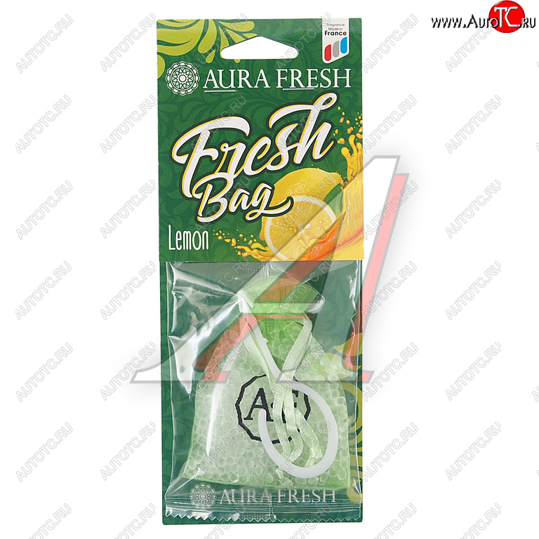 187 р. Ароматизатор подвесной гранулы (lemon) 20г Fresh Bag AURA FRESH AURA FRESH 23048  с доставкой в г. Пермь
