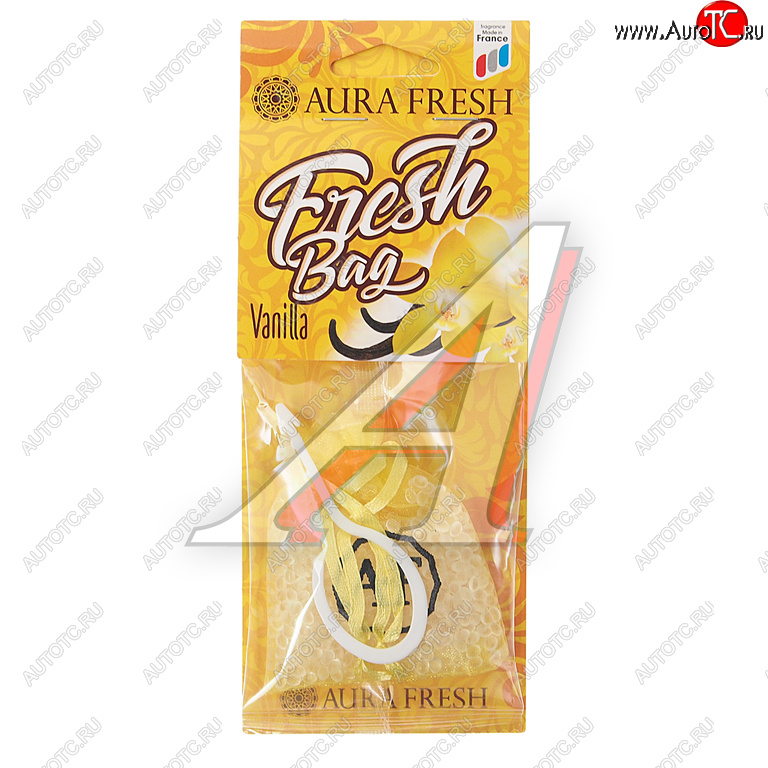 187 р. Ароматизатор подвесной гранулы (vanilla) 20г Fresh Bag AURA FRESH AURA FRESH 23051  с доставкой в г. Пермь