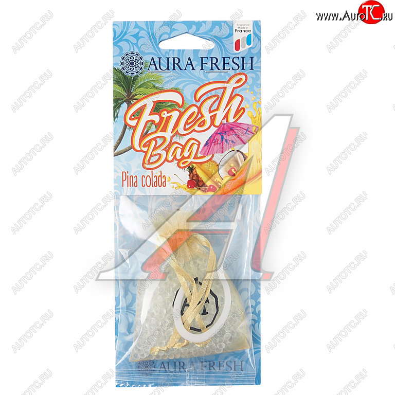 187 р. Ароматизатор подвесной гранулы (pinacolada) 20г Fresh Bag AURA FRESH AURA FRESH 23056  с доставкой в г. Пермь