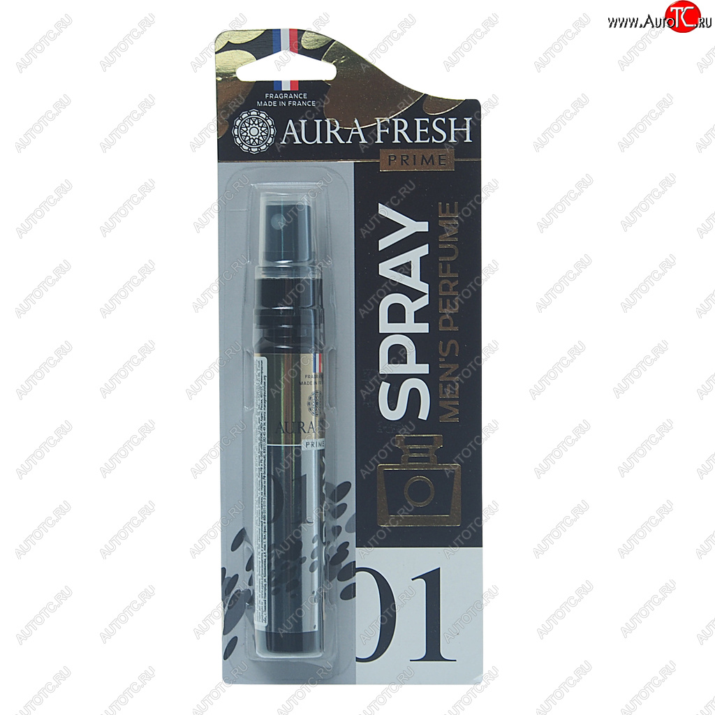 389 р. Ароматизатор спрей (№1Dior eau Sauvage) 30мл Prime Pump Spray AURA FRESH AURA FRESH 23167  с доставкой в г. Пермь