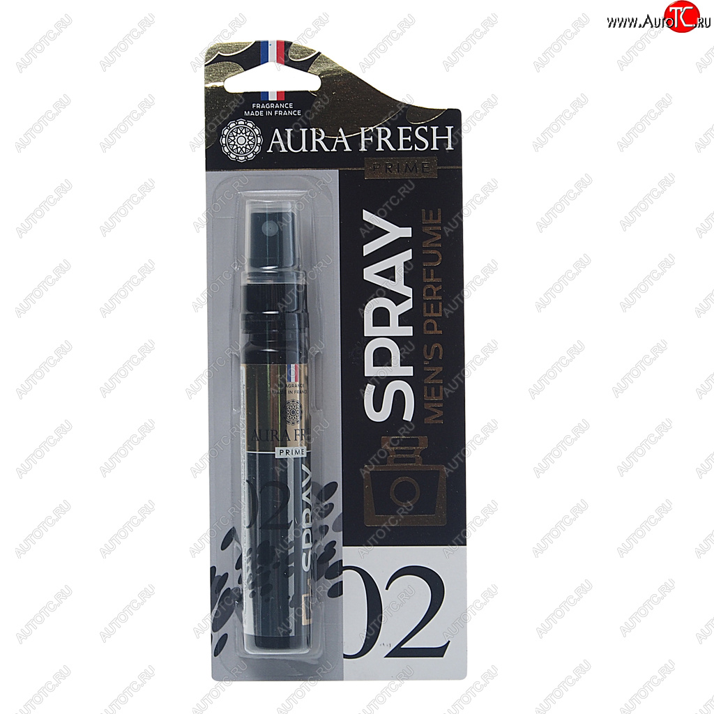 369 р. Ароматизатор спрей (№2 CK one) 30мл Prime Pump Spray AURA FRESH AURA FRESH 23168  с доставкой в г. Пермь