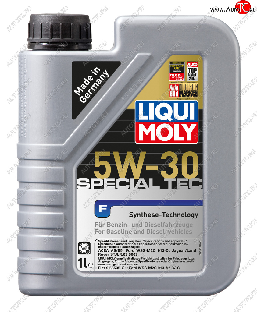1 939 р. Масло моторное SPECIAL TEC F A5B5 5W30 синт.1л LIQUI MOLY LIQUI MOLY 2325  с доставкой в г. Пермь