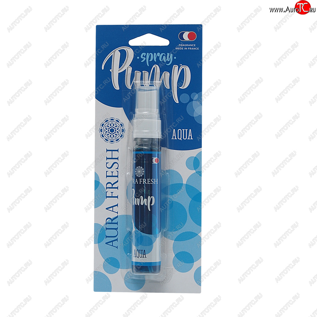253 р. Ароматизатор спрей (aqua) 30мл Pump Spray AURA FRESH AURA FRESH 23278  с доставкой в г. Пермь