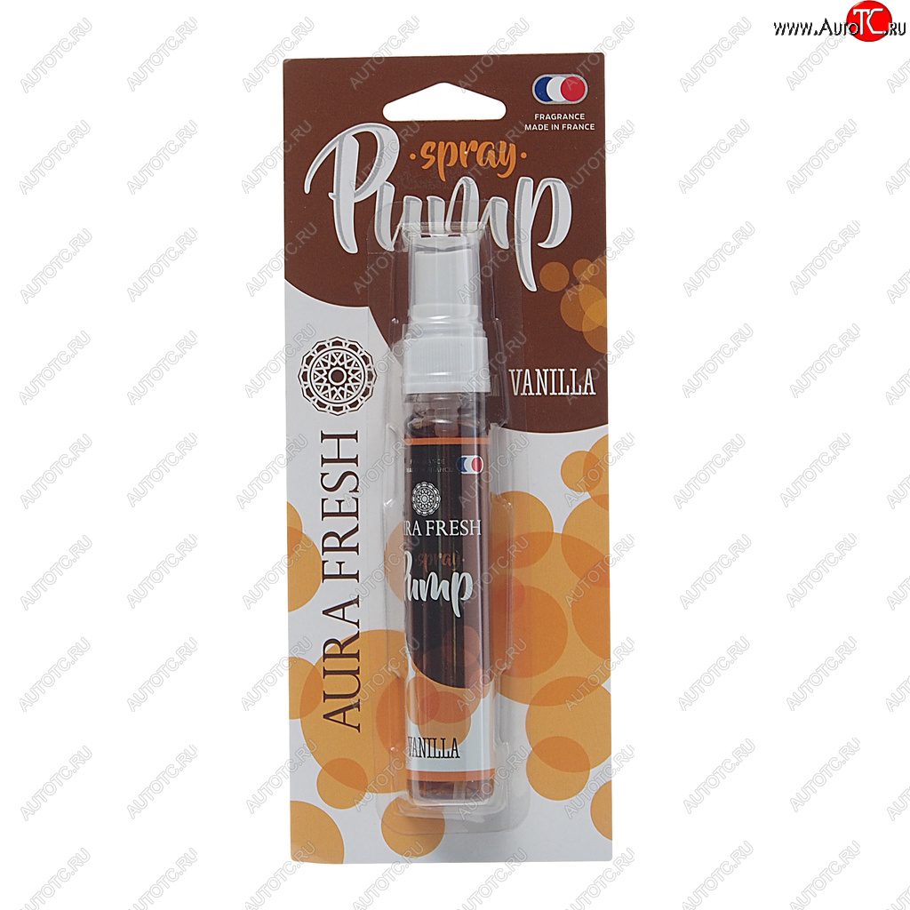 253 р. Ароматизатор спрей (vanilla) 30мл Pump Spray AURA FRESH AURA FRESH 23287  с доставкой в г. Пермь
