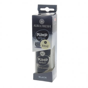 359 р. Ароматизатор спрей (black) 50мл Pump Spray AURA FRESH AURA FRESH 23359  с доставкой в г. Пермь. Увеличить фотографию 1