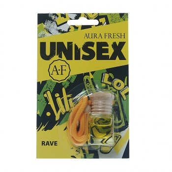 224 р. Ароматизатор подвесной жидкостный (rave) 6мл Unisex AURA FRESH AURA FRESH 23388  с доставкой в г. Пермь. Увеличить фотографию 1