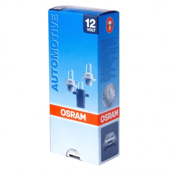 131 р. Лампа 12V 2W BAX8.4d зеленый патрон OSRAM OSRAM 2352mfx6  с доставкой в г. Пермь. Увеличить фотографию 1