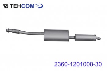 11 299 р. Глушитель УАЗ-2360 Пикап дв.ЗМЗ-409 ЕВРО-4,5 с резонатором НО ТЕХКОМ ТЕХКОМ 2360-1201008-30  с доставкой в г. Пермь. Увеличить фотографию 1