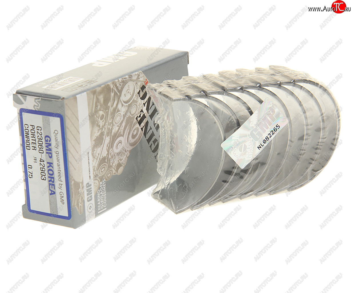 749 р. Вкладыши HYUNDAI Porter дв.D4BF шатунные d+0.75 комплект (8шт.) GMP GMP 23610-42903 GMP 23610-42903  с доставкой в г. Пермь