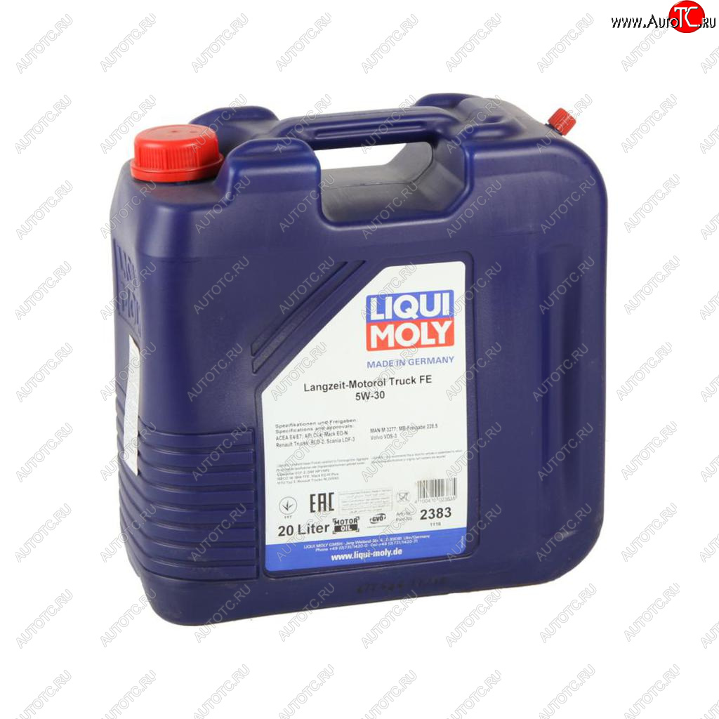 40 999 р. Масло дизельное HC LANGZEIT-MOTOROIL Truck FE E4E7 5W30 синт.20л LIQUI MOLY LIQUI MOLY 2383  с доставкой в г. Пермь