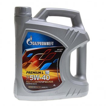 1 749 р. Масло моторное Premium L SLCF 5W40 псинт.4л GAZPROMNEFT GAZPROMNEFT 2389900122  с доставкой в г. Пермь. Увеличить фотографию 1