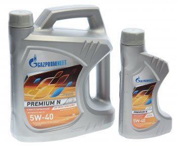2 399 р. Масло моторное Premium N SNCFA3B4 5W40 синт.4+1л GAZPROMNEFT GAZPROMNEFT 2389900144a  с доставкой в г. Пермь. Увеличить фотографию 1