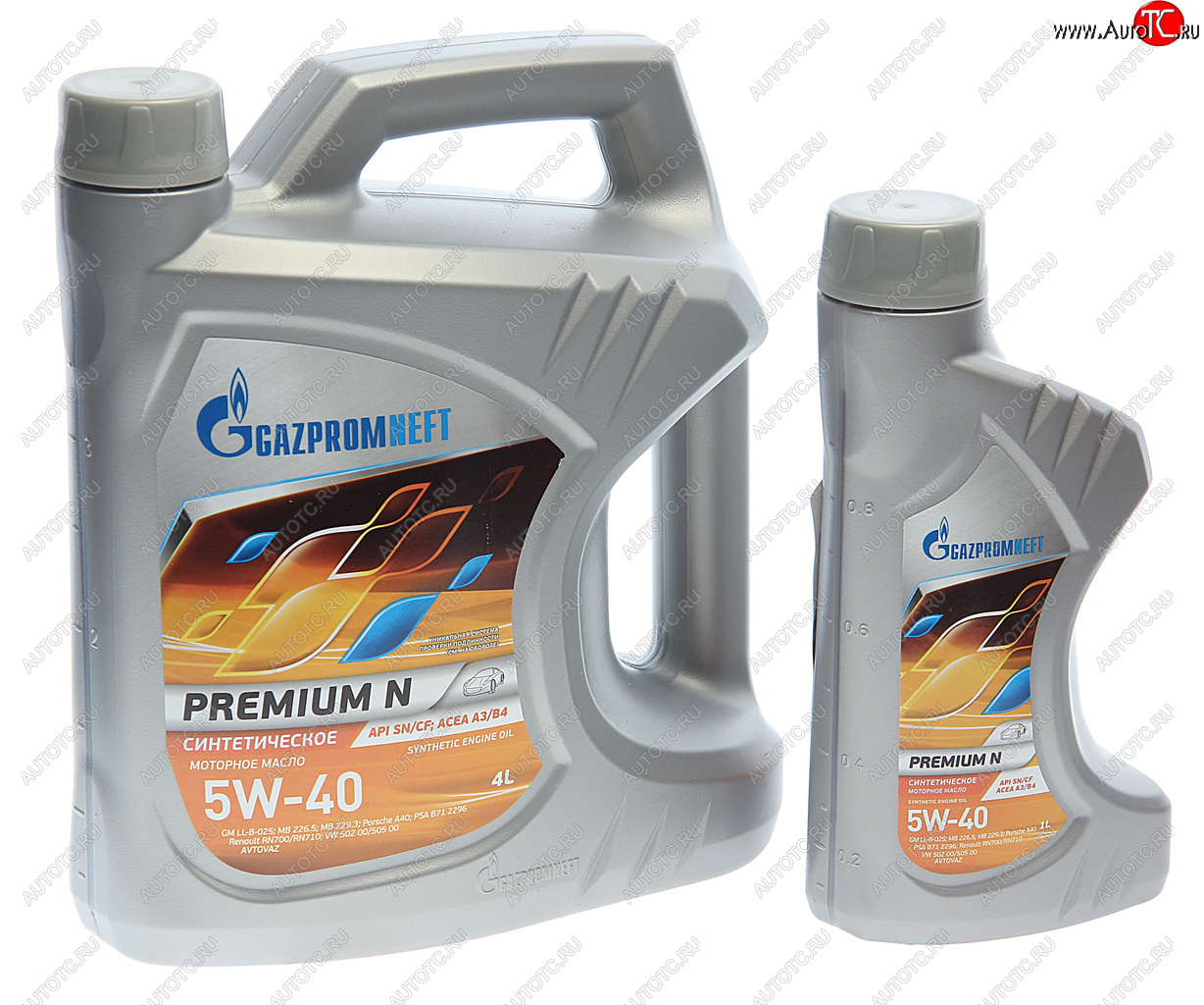 2 399 р. Масло моторное Premium N SNCFA3B4 5W40 синт.4+1л GAZPROMNEFT GAZPROMNEFT 2389900144a  с доставкой в г. Пермь