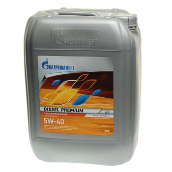9 849 р. Масло дизельное DIESEL PREMIUM CI-4SLE7E5 5W40 псинт.20л17.6кг GAZPROMNEFT GAZPROMNEFT 2389901209  с доставкой в г. Пермь. Увеличить фотографию 1