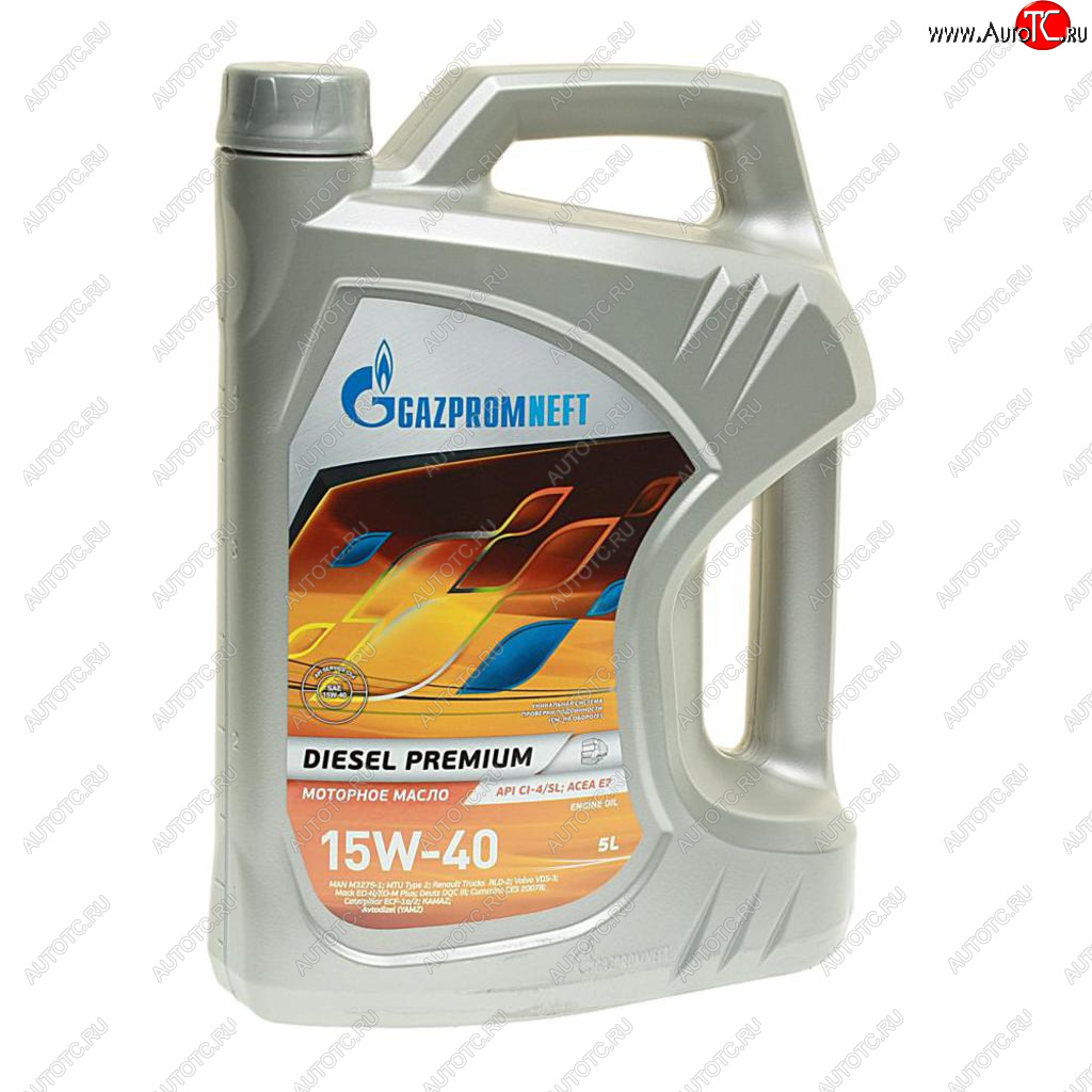 1 959 р. Масло дизельное DIESEL PREMIUM CI-4SLE7E5 15W40 мин.5л GAZPROMNEFT GAZPROMNEFT 2389901342  с доставкой в г. Пермь