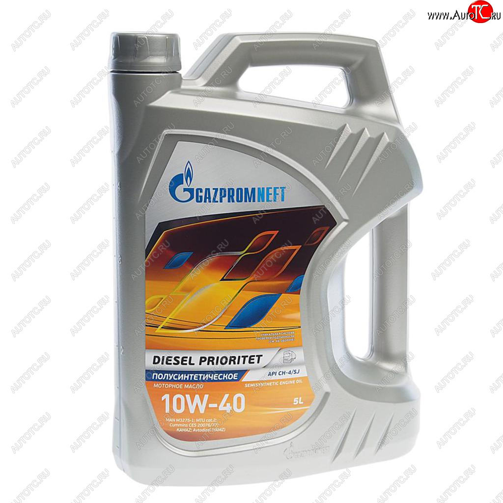 1 989 р. Масло дизельное DIESEL PRIORITET CH-4SJ 10W40 псинт.5л GAZPROMNEFT GAZPROMNEFT 2389901344  с доставкой в г. Пермь