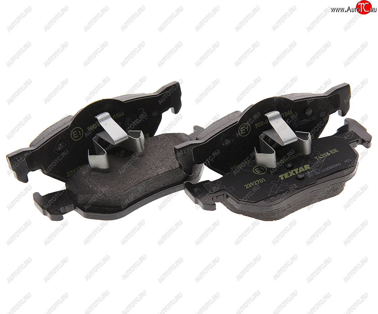 4 289 р. Колодки тормозные BMW 1 (E81,E87),3 (E90,E91) задние (4шт.) TEXTAR TEXTAR 2392701  с доставкой в г. Пермь