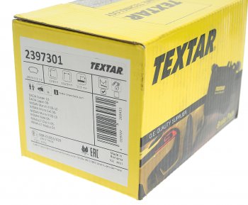 2 879 р. Колодки тормозные передние (4шт.) TEXTAR Nissan Note 1 E11 дорестайлинг (2004-2008)  с доставкой в г. Пермь. Увеличить фотографию 3