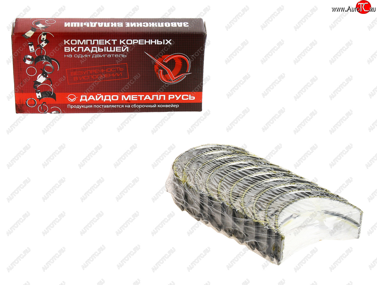 1 159 р. Вкладыши ГАЗ-24,УАЗ коренные d+0.25 ДАЙДО МЕТАЛЛ РУСЬ Дайдо Металл Русь 24-1000102-21  с доставкой в г. Пермь