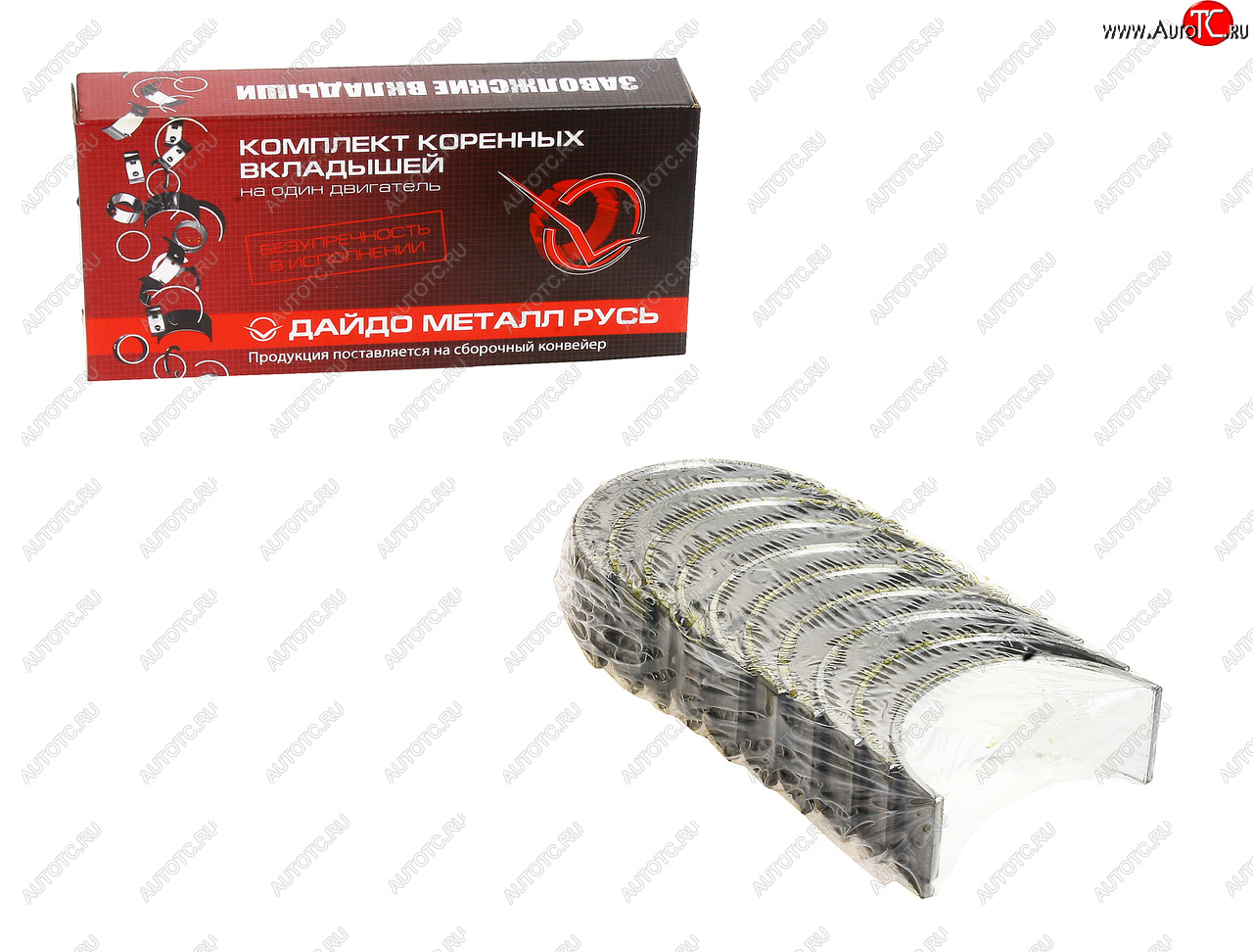 1 159 р. Вкладыши ГАЗ-24,УАЗ коренные d+0.75 ДАЙДО МЕТАЛЛ РУСЬ Дайдо Металл Русь 24-1000102-41  с доставкой в г. Пермь