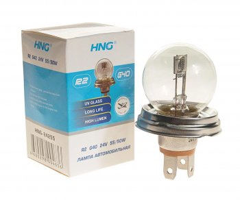 130 р. Лампа 24V R2 5550W P45t Long Life HNG HNG 24255  с доставкой в г. Пермь. Увеличить фотографию 1