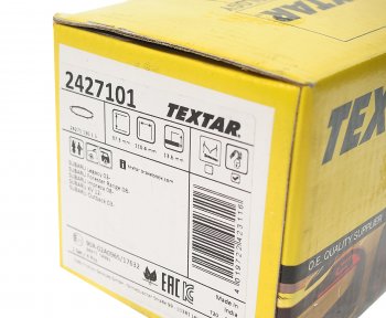 4 299 р. Колодки тормозные задние (4шт.) TEXTAR Subaru Forester SH (2008-2013)  с доставкой в г. Пермь. Увеличить фотографию 3