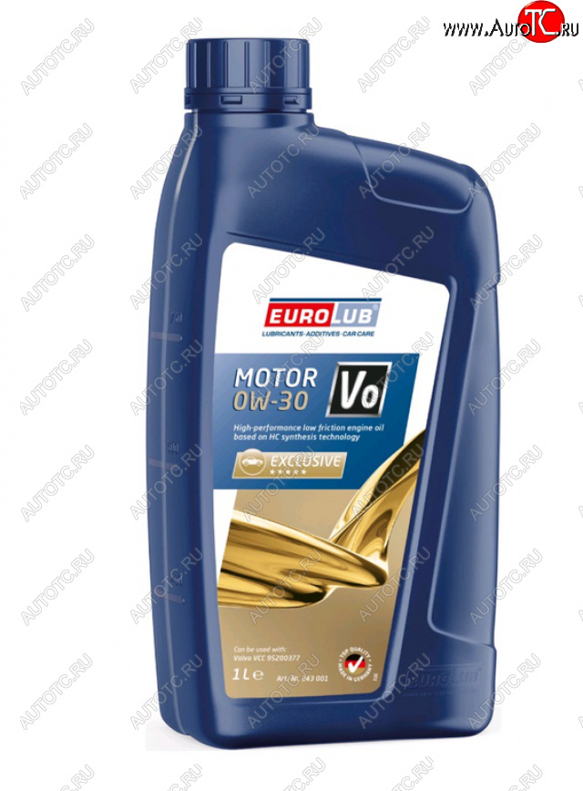 2 049 р. Масло моторное MOTOR VO A5B5 0W30 синт.1л EUROLUB EUROLUB 243001  с доставкой в г. Пермь