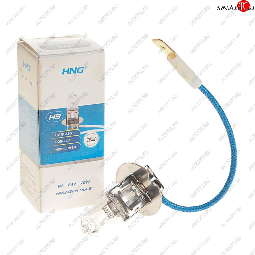 93 р. Лампа 24V H3 70W PK22s Long Life HNG HNG 24370  с доставкой в г. Пермь