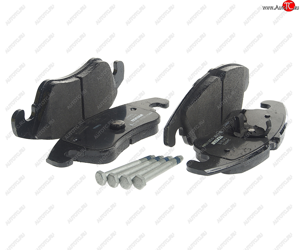 3 369 р. Колодки тормозные задние (4шт.) TEXTAR Ford Focus 2 седан рестайлинг (2007-2011)  с доставкой в г. Пермь
