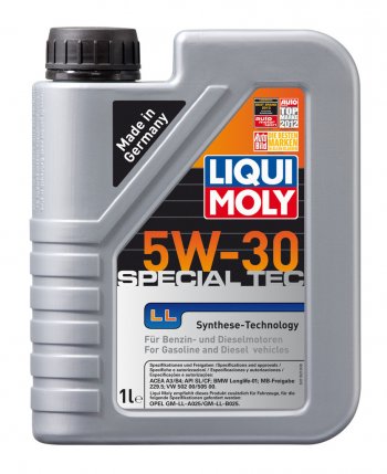 1 999 р. Масло моторное SPECIAL TEC LL 5W30 синт.1л LIQUI MOLY LIQUI MOLY 2447  с доставкой в г. Пермь. Увеличить фотографию 1