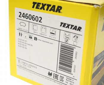 4 499 р. Колодки тормозные задние (4шт.) TEXTAR Audi A4 B8 рестайлинг (2011-2016)  с доставкой в г. Пермь. Увеличить фотографию 3