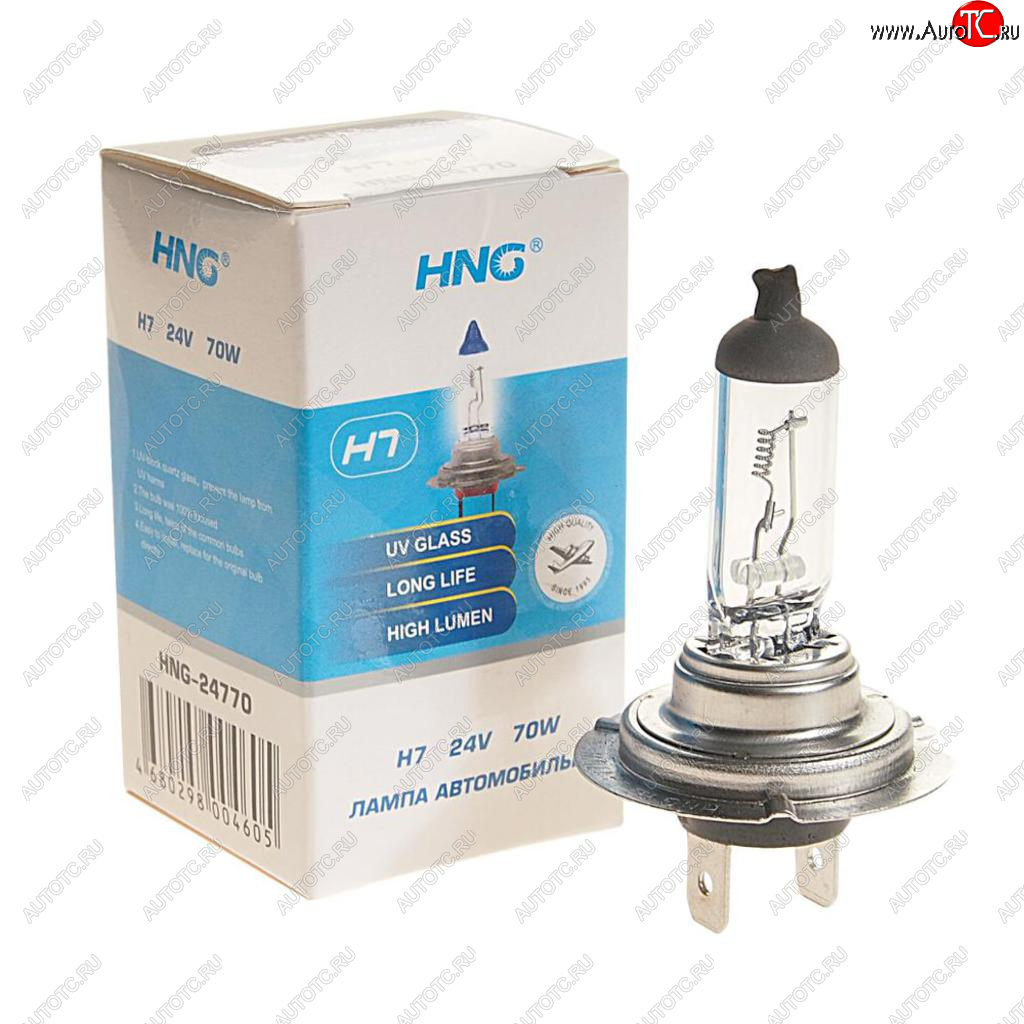125 р. Лампа 24V H7 70W PX26d Long Life HNG HNG 24770  с доставкой в г. Пермь