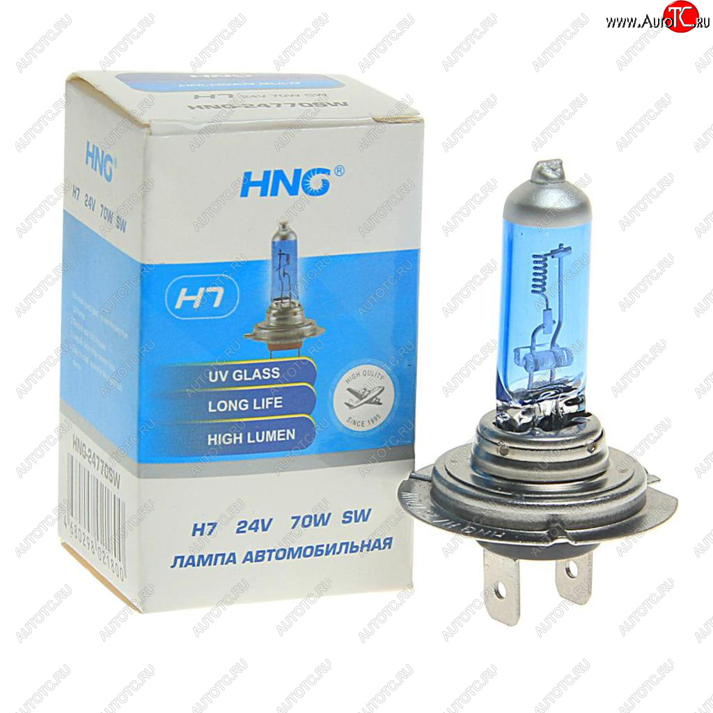 153 р. Лампа 24V H7 70W PX26d Super White HNG HNG 24770sw  с доставкой в г. Пермь