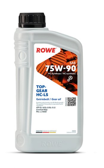 1 799 р. Масло трансмиссионное HIGHTEC TOPGEAR 75W90 LS GL-4/GL-5 синт.1л ROWE ROWE 25004-0010-99 ROWE 25004-0010-99  с доставкой в г. Пермь. Увеличить фотографию 3